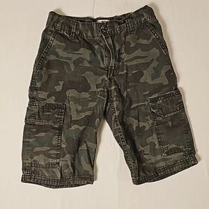 Levi Strauss Casaul Cargo Camo Boy's Shorts Size 8R